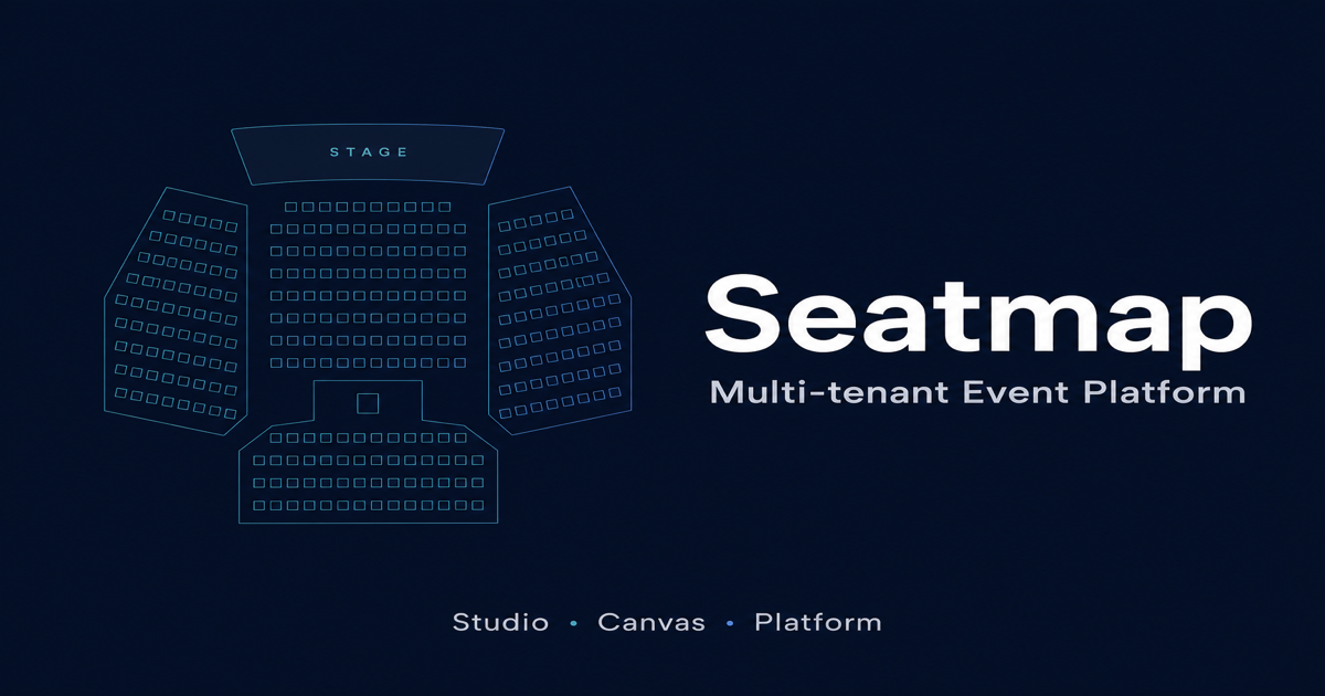 Seatmap: Multi-tenant Event Platform